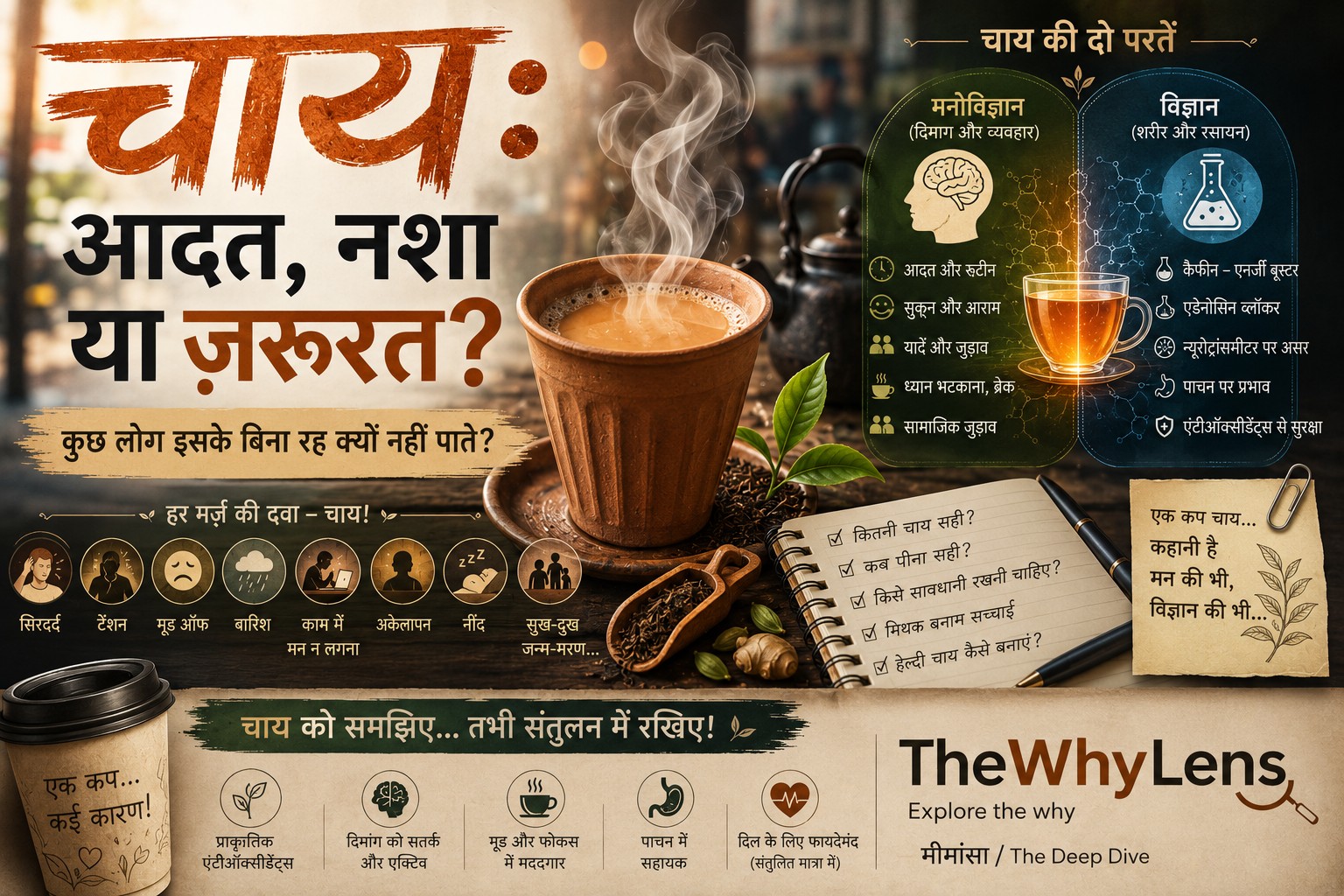 चाय: आदत, नशा या ज़रूरत ?